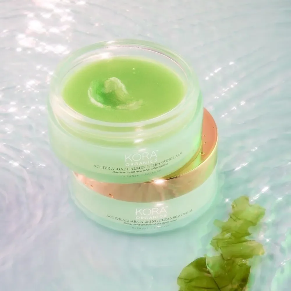 KORA Organics Active Algae Balancing Facial Cleansing Balm Reduce Redness